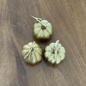 Threshold Gold Mini Pumpkin Trio